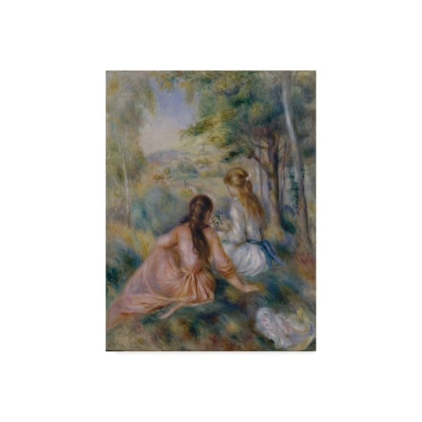 Trademark Fine Art Pierre Auguste Renoir 'In The Meadow' Canvas Art, 24x32 - BL02042-C2432GG