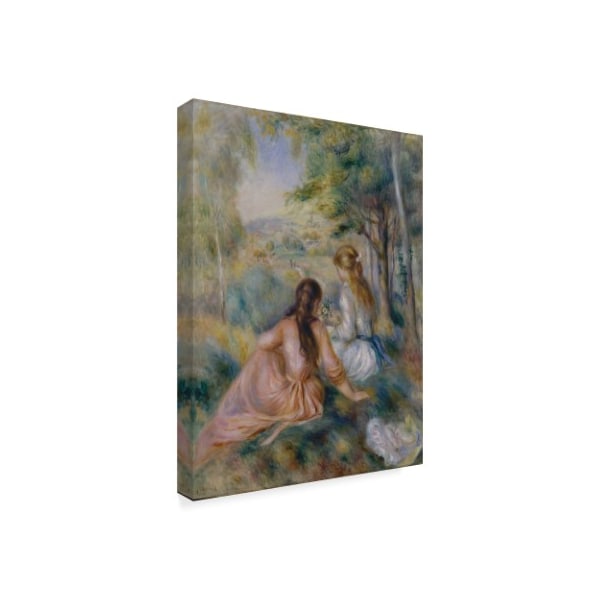 Trademark Fine Art Pierre Auguste Renoir 'In The Meadow' Canvas Art, 24x32 - BL02042-C2432GG