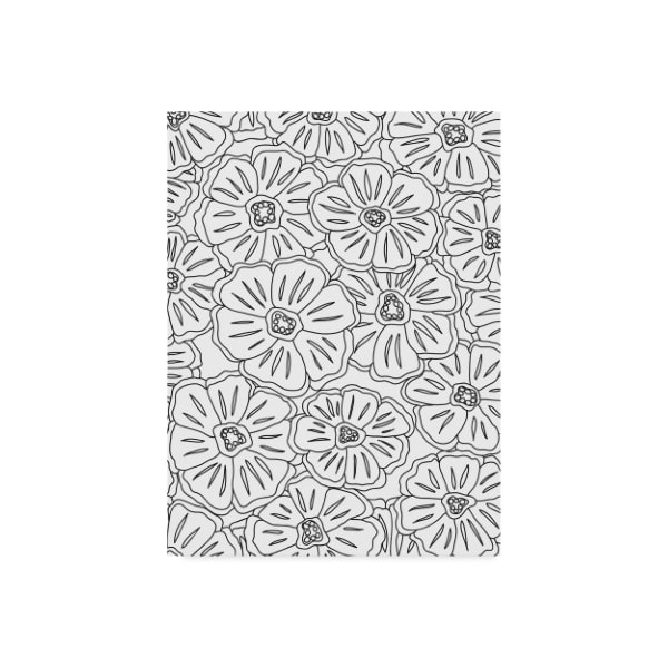 Trademark Fine Art Jessica Putnam 'Poppies Coloring Book' Canvas Art, 14x19 - ALI36989-C1419GG