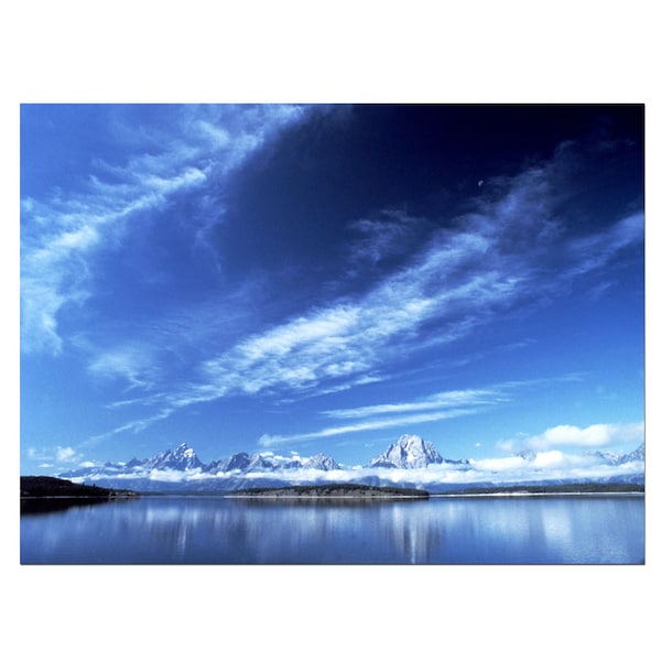 Trademark Fine Art A Grand Teton Vista by Kurt Shaffer-Gallery Wrapped 24x32, 24x32 - KS69-C2432GG