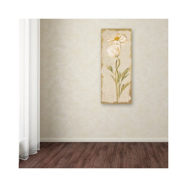 Trademark Fine Art Cheri Blum 'Cosmo Panel on White Vintage v2' Canvas Art, 10x24 - WAP02381-C1024GG