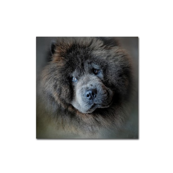 Trademark Fine Art Jai Johnson 'Watching Master Blue Chow Chow' Canvas Art, 14x14 - ALI14304-C1414GG