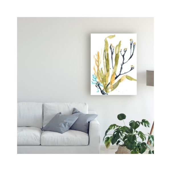 Trademark Fine Art Jennifer Goldberger 'Reef Illusion Ii' Canvas Art, 14x19 - WAG11099-C1419GG