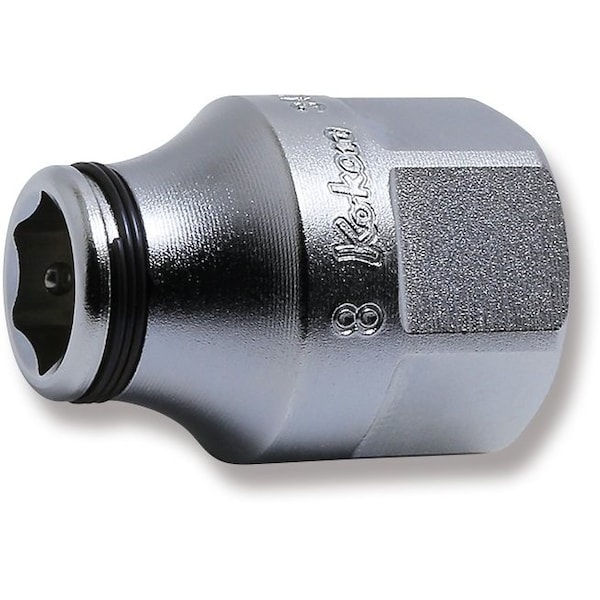 Ko-Ken Socket 10mm Nut Grip 26mm Outer Hex 17mm 3/8 Sq. Drive - 3450MH-10