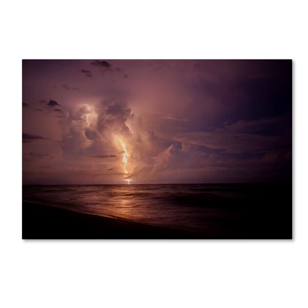 Trademark Fine Art Chris Smith 'Spooky_Lightning' Canvas Art, 12x19 - ALI12456-C1219GG