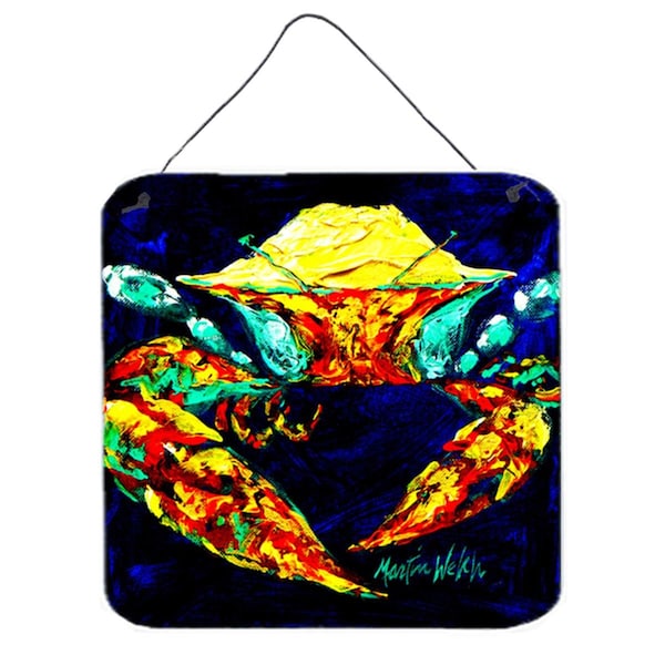 Micasa Crab Winkie Aluminium Metal Wall Or Door Hanging Prints - MI232943