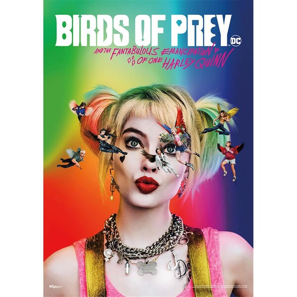 Trend Setters Birds of Prey Harley Quinn Mightyprint Wall Art - MP17240564