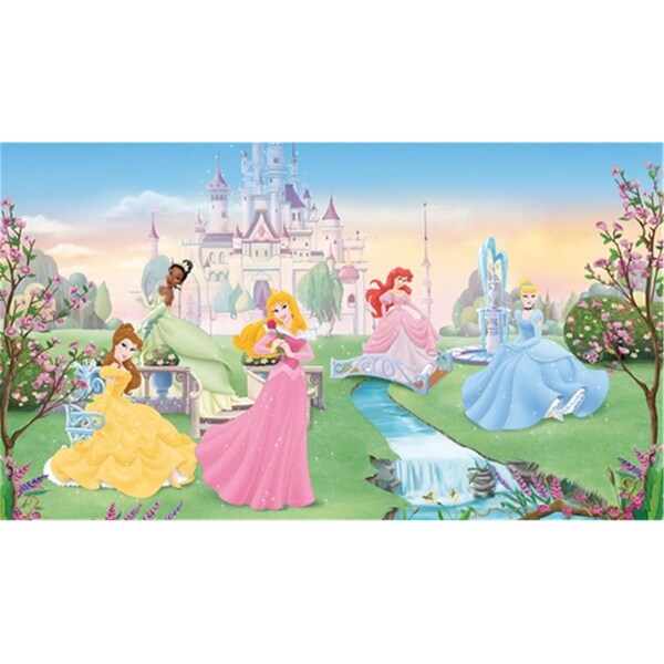 D2D Technologies 6 ft. x 10.5 ft. Disney Dancing Princess XL Wallpaper Mural - D2121318
