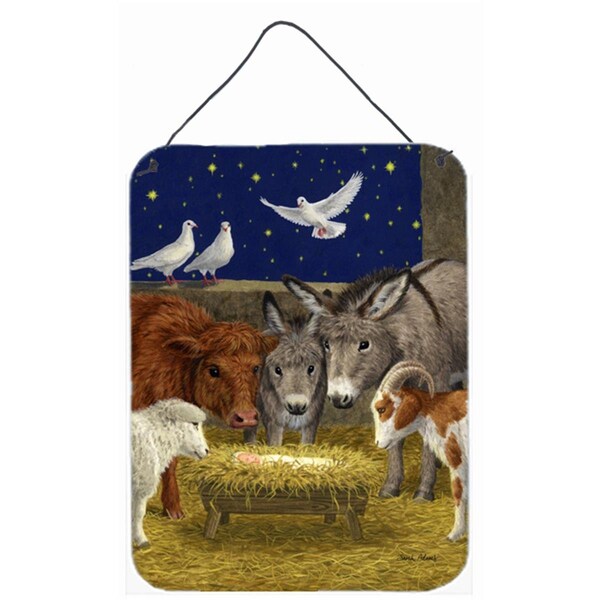 Micasa Nativity Scene With Just Animals Wall and Door Hanging Prints - MI720150