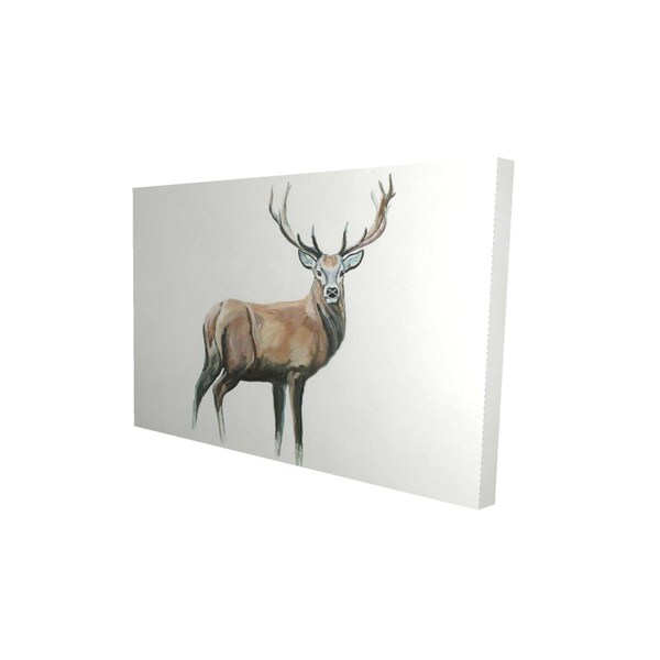 Fondo 20 x 30 in. Deer-Print on Canvas - FO2791234