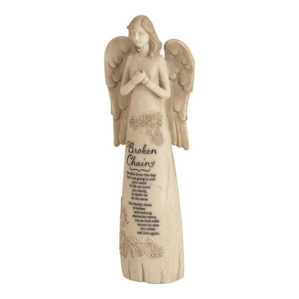 Dicksons 10 in Angel Broken Chain Resin Figurine - ANGR330