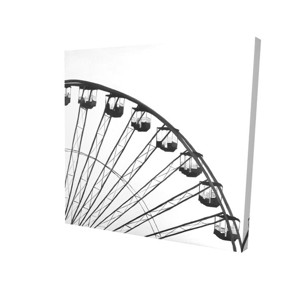 Begin Home Decor 16 x 16 in. Quarter of A Ferris Wheel-Print on Canvas - 2080-1616-MI81