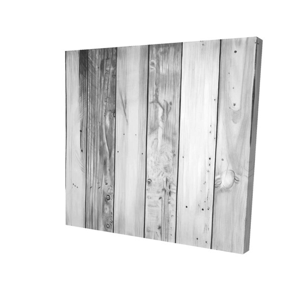 Begin Home Decor 12 x 12 in. Wood Texture-Print on Canvas - 2080-1212-MI105