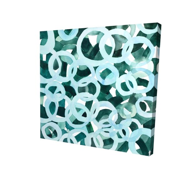 Fondo 16 x 16 in. Abstract Circles-Print on Canvas - FO2791897