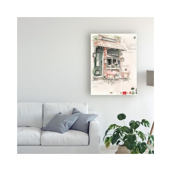 Trademark Fine Art Jennifer Paxton Parker 'Ua Ch Cafe Study Ii' Canvas Art, 35x47 - WAG10001-C3547GG