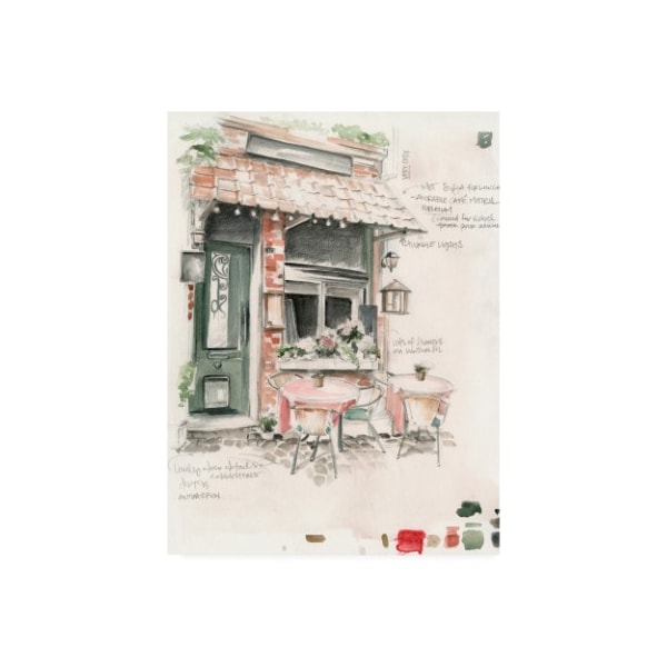 Trademark Fine Art Jennifer Paxton Parker 'Ua Ch Cafe Study Ii' Canvas Art, 35x47 - WAG10001-C3547GG