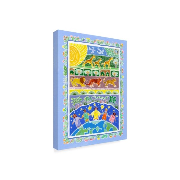 Trademark Fine Art Geraldine Aikman 'Children Of The World' Canvas Art, 35x47 - ALI35234-C3547GG