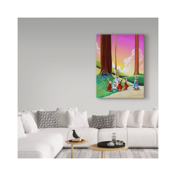 Trademark Fine Art Cindy Thornton 'Peter Rabbit 2' Canvas Art, 35x47 - ALI41702-C3547GG