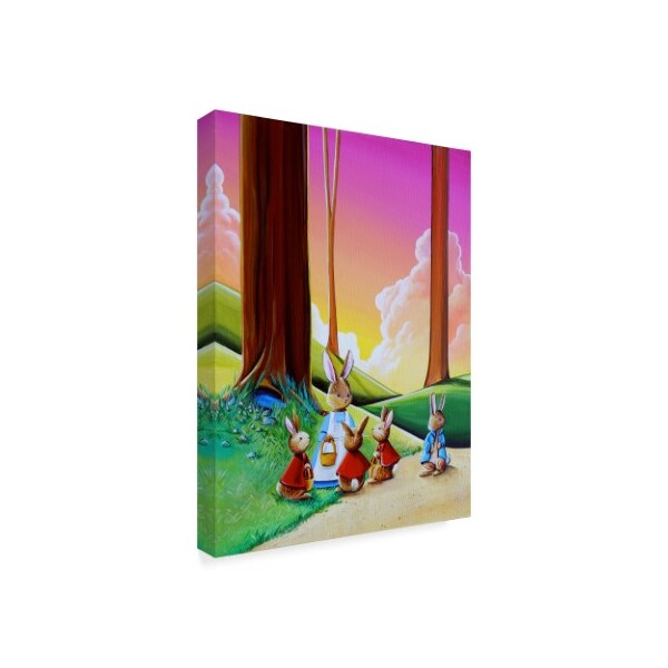Trademark Fine Art Cindy Thornton 'Peter Rabbit 2' Canvas Art, 35x47 - ALI41702-C3547GG
