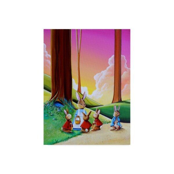 Trademark Fine Art Cindy Thornton 'Peter Rabbit 2' Canvas Art, 35x47 - ALI41702-C3547GG