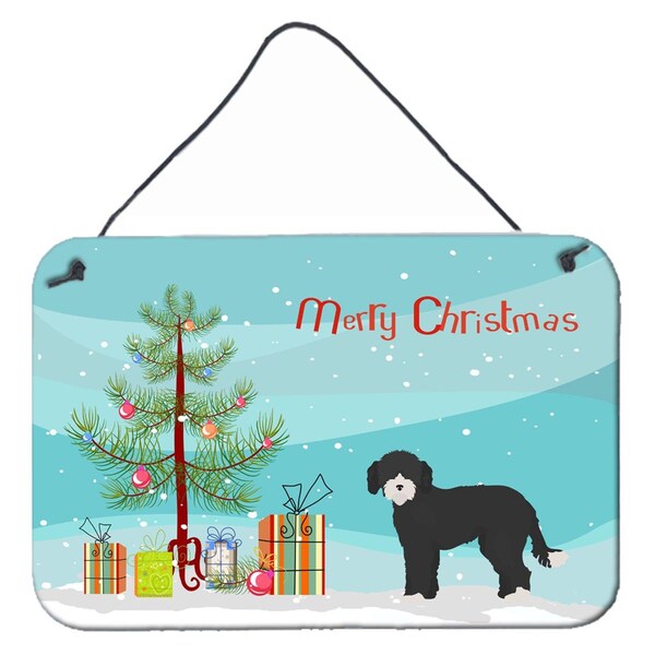 Carolines Treasures Whoodle No.2 Christmas Tree Wall or Door Hanging Prints - CK3881DS812