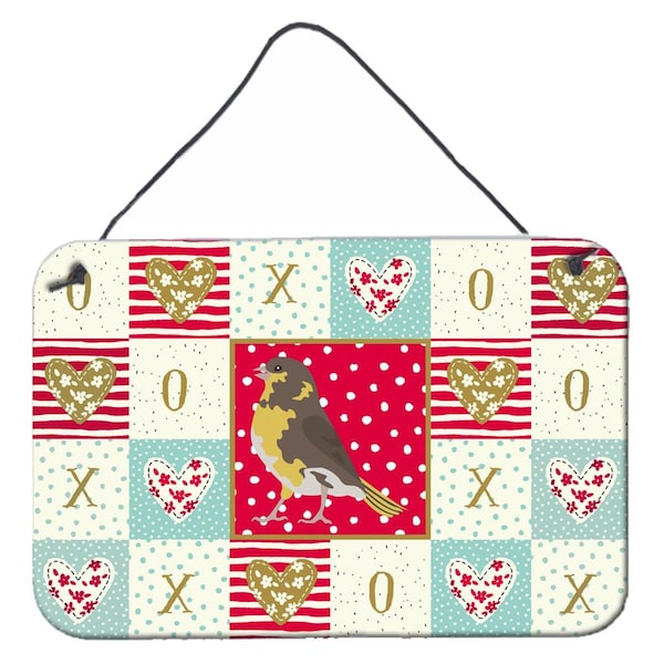 Carolines Treasures 8 x 12 in. Spanish Canary Love Wall or Door Hanging Prints - CK5508DS812