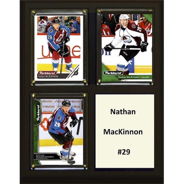 Williams & Son Saw & Supply C&I Collectables 810MACKINNON NHL 6 x 8 in. Nathan MacKinnon Colorado Avalanche Two Card Plaque - 810MACKINNON