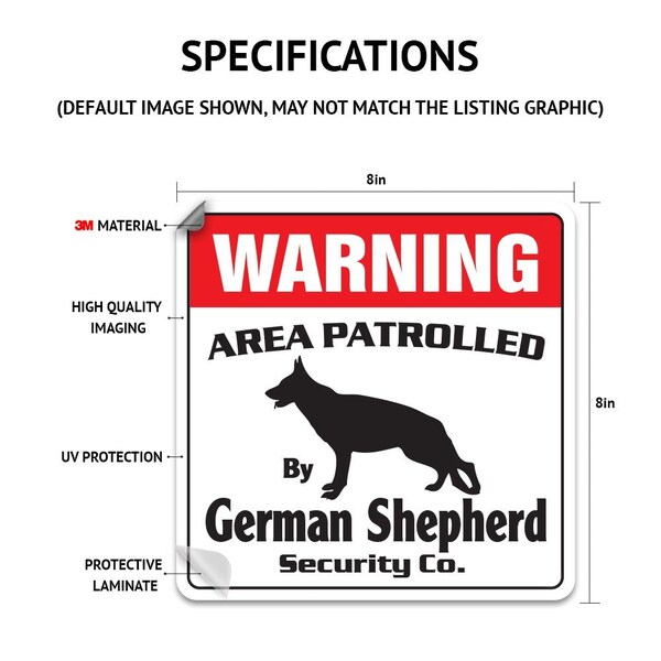 Signmission Pomeranian, 8 Inch X 8 Inch, Decal - D-8-WD-POMERANIAN