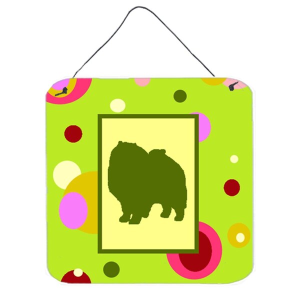 Micasa Keeshond Aluminium Metal Wall Or Door Hanging Prints - MI718787
