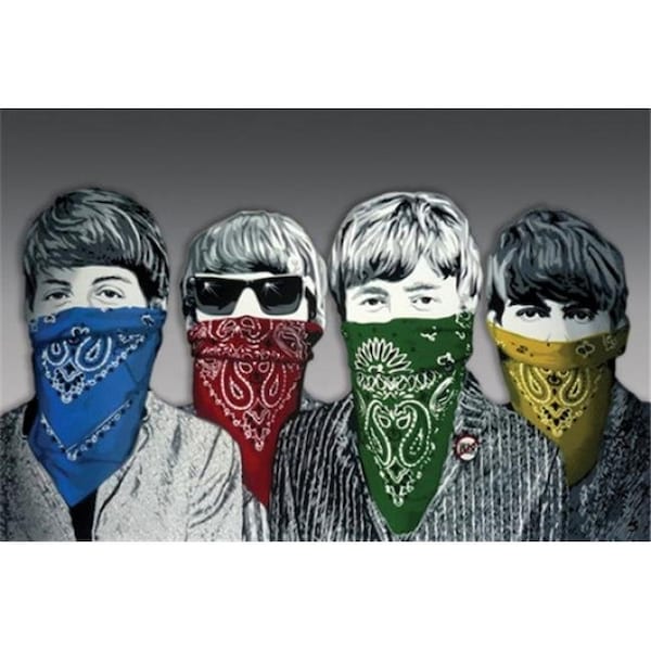 Poster Import Poster Import XPS1357 Beatles Bandanas Poster Print; 24 x 36 - XPS1357