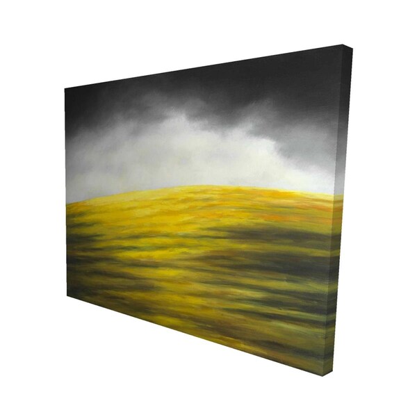 Fondo 16 x 20 in. Yellow Hill-Print on Canvas - FO2790442