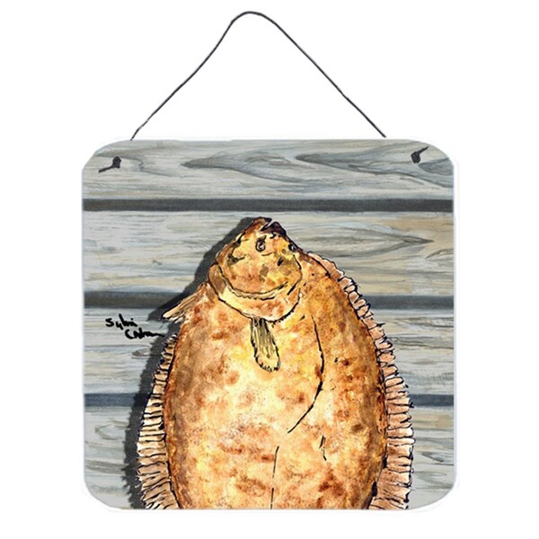 Micasa Flounder Aluminium Metal Wall or Door Hanging Prints - MI757965