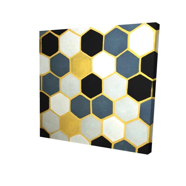 Fondo 32 x 32 in. Blue Cells-Print on Canvas - FO2794652