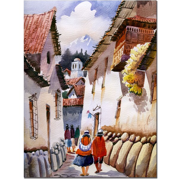 Trademark Fine Art Jimenez 'Cuzco II' Canvas Art, 24x32 - MA030-C2432GG