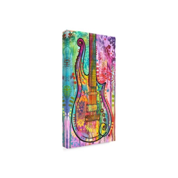 Trademark Fine Art Dean Russo 'Prince Cloud Guitar' Canvas Art, 12x24 - ALI44415-C1224GG