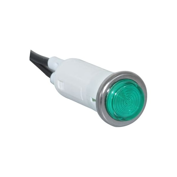 Indicador de luz de panel montado en LED Arcélectrico Dual 110V/230V LED Verde - LE67WL5G
