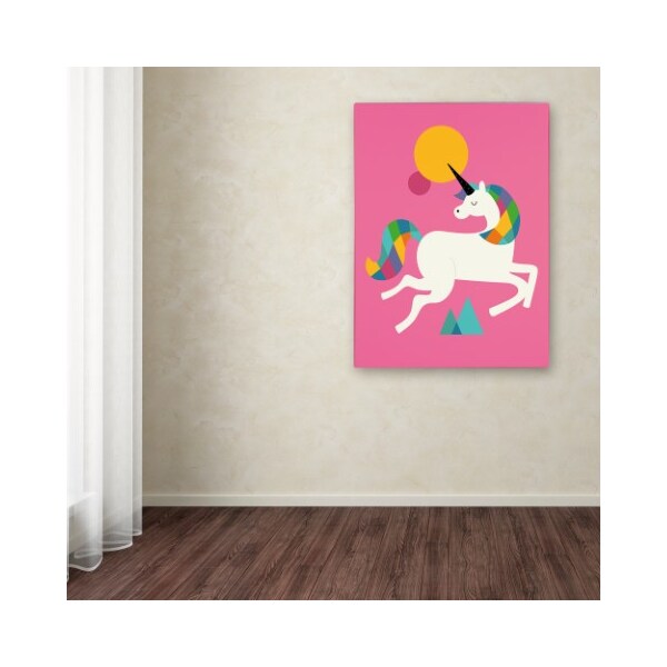Trademark Fine Art Andy Westface 'To Be A Unicorn' Canvas Art, 18x24 - ALI10703-C1824GG