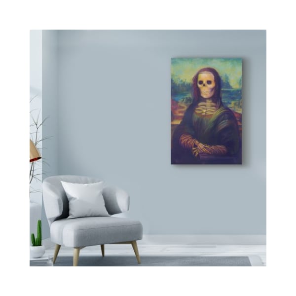 Trademark Fine Art Marie Marfia Fine Art 'Bona Lisa' Canvas Art, 30x47 - ALI43474-C3047GG
