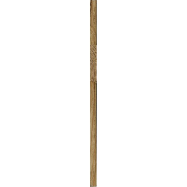 Ekena Millwork 20"W x 36"H x 1 1/2"D Vintage Farmhouse Cross, Barnwood Decor Collection, Chalk Dust White - DECR020X036X1500CRSWH
