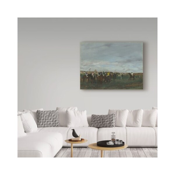 Trademark Fine Art Edgar Degas 'The Races' Canvas Art, 14x19 - BL01877-C1419GG