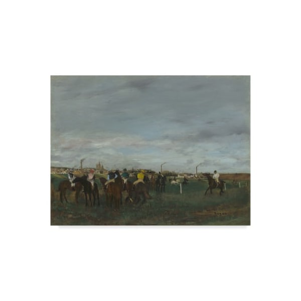 Trademark Fine Art Edgar Degas 'The Races' Canvas Art, 14x19 - BL01877-C1419GG