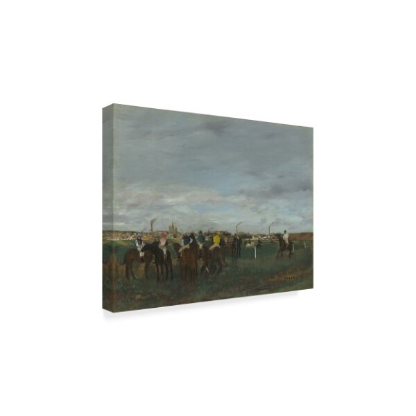 Trademark Fine Art Edgar Degas 'The Races' Canvas Art, 14x19 - BL01877-C1419GG