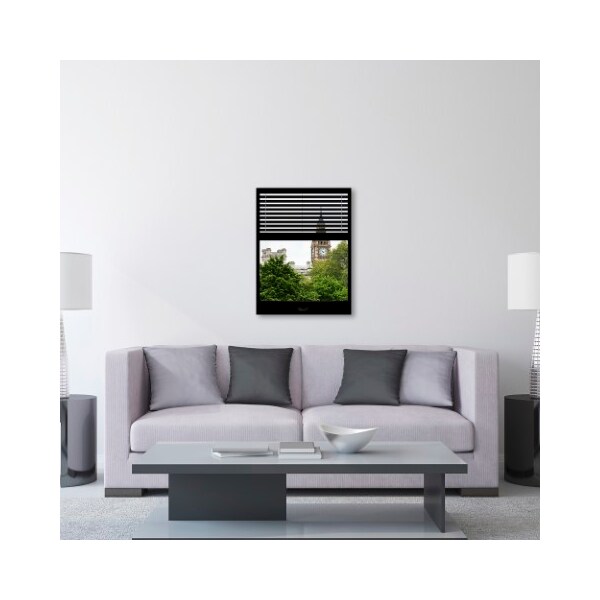 Trademark Fine Art Philippe Hugonnard 'Window View Big Ben 3' Canvas Art, 24x32 - PH0025-C2432GG