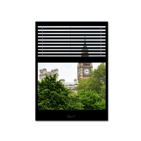 Trademark Fine Art Philippe Hugonnard 'Window View Big Ben 3' Canvas Art, 24x32 - PH0025-C2432GG