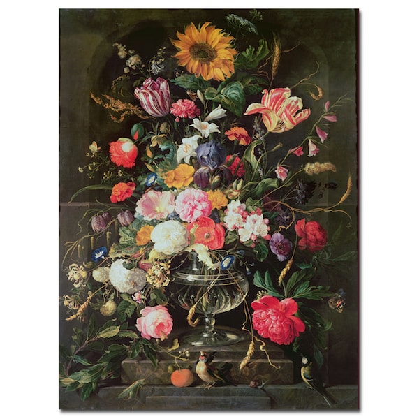 Trademark Fine Art Cornelis De Heem 'Still Life' Canvas Art, 18x24 - BL0009-C1824GG