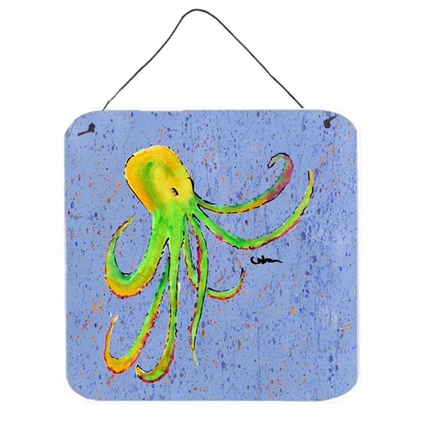 Micasa Octopus Aluminium Metal Wall or Door Hanging Prints - MI628827