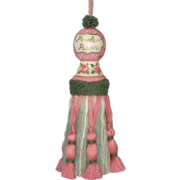 123 Creations inch Powder Room - Hand Painted Tassel - 1262967