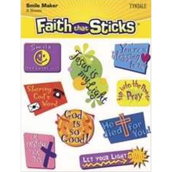 Standard Publishing Sticker Everyday Encouragement 6 Sheets Faith That Sticks - 110003