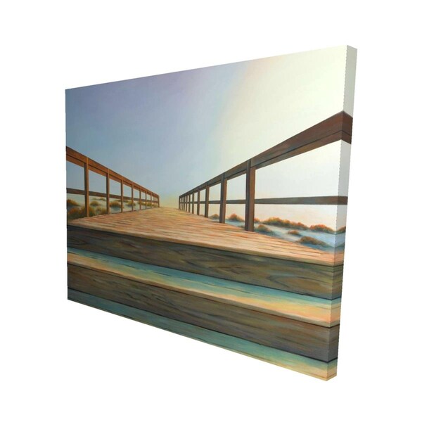 Fondo 16 x 20 in. Footbridge-Print on Canvas - FO2798458