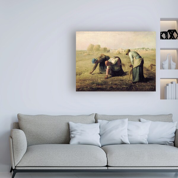 Trademark Fine Art Jean-Francois Millet 'Gleaners' Canvas Art, 18x24 - AA01464-C1824GG